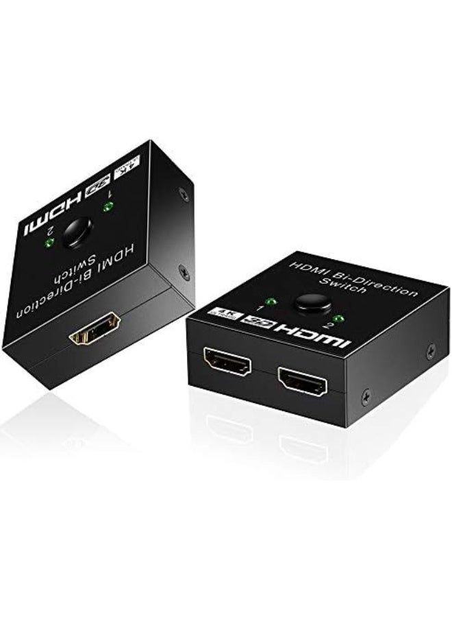 Bi-Directional HDMI Switch & Splitter for 4K, 3D, HD – Connect 2 HDMI Sources to 1 Display or 1 Source to 2 Displays – HDMI Hub for Gaming Consoles, Streaming Devices, and HDTV - Image 3